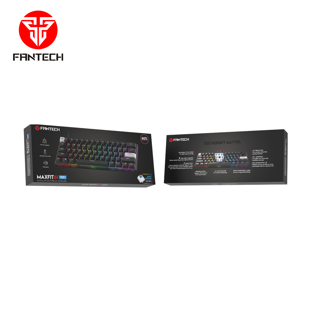 Mehanička tipkovnica FANTECH MK857 MAXFIT61 BLACK EDITION - Slika 6