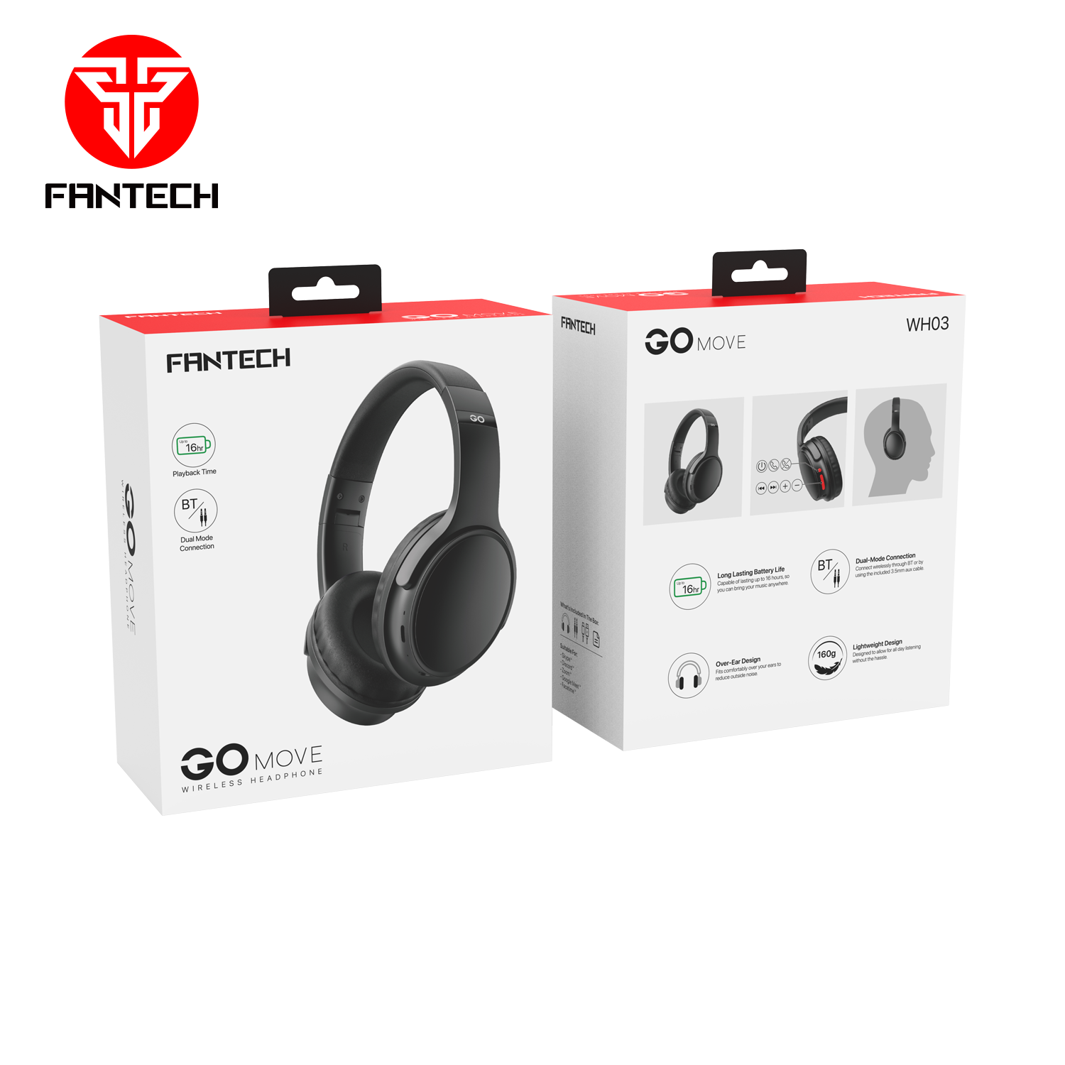Slušalice Bluetooth FANTECH WH03 GO AIR Crne - Slika 4