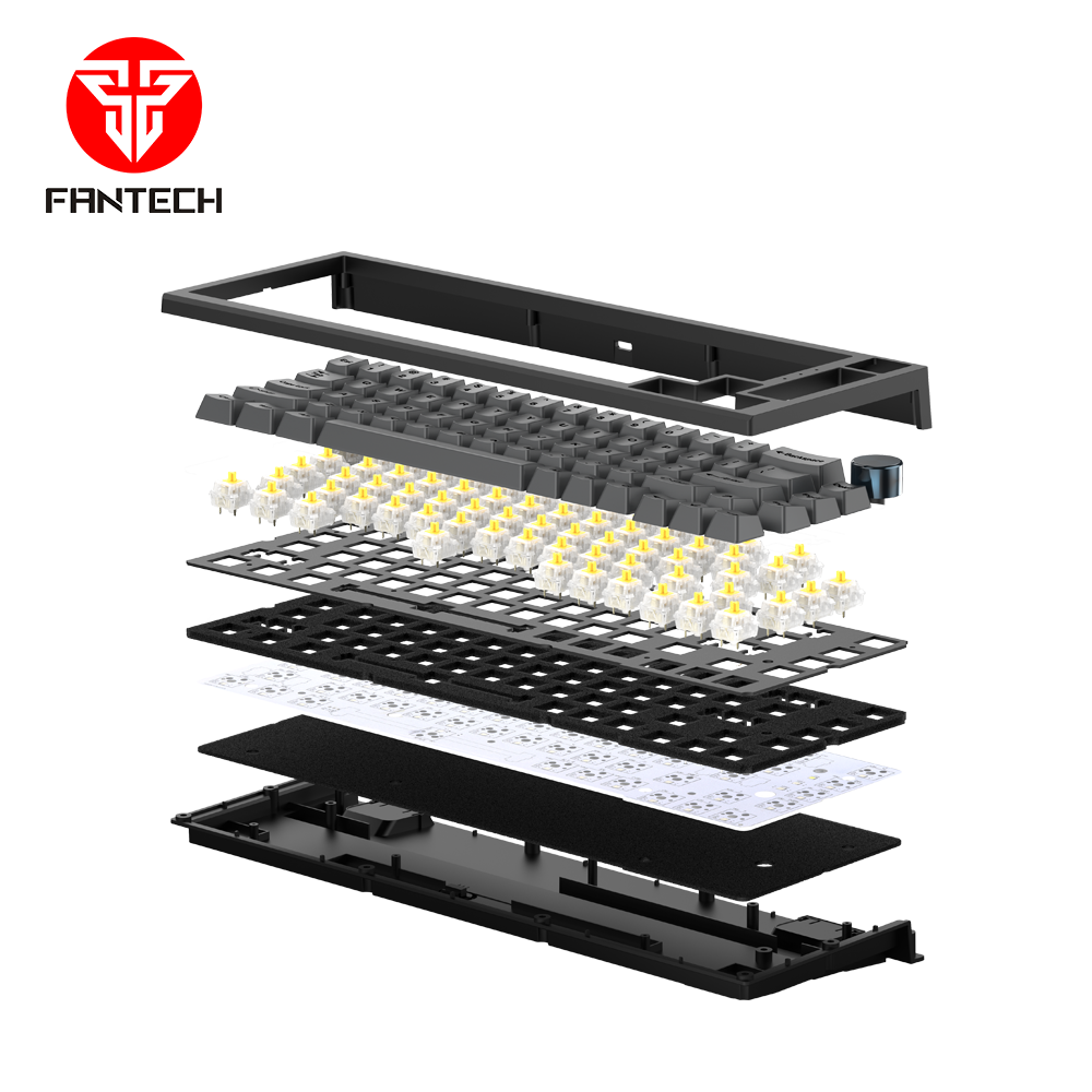 Mehanička tipkovnica Fantech MAXFIT67 MK858 Žuti switch - Slika 4