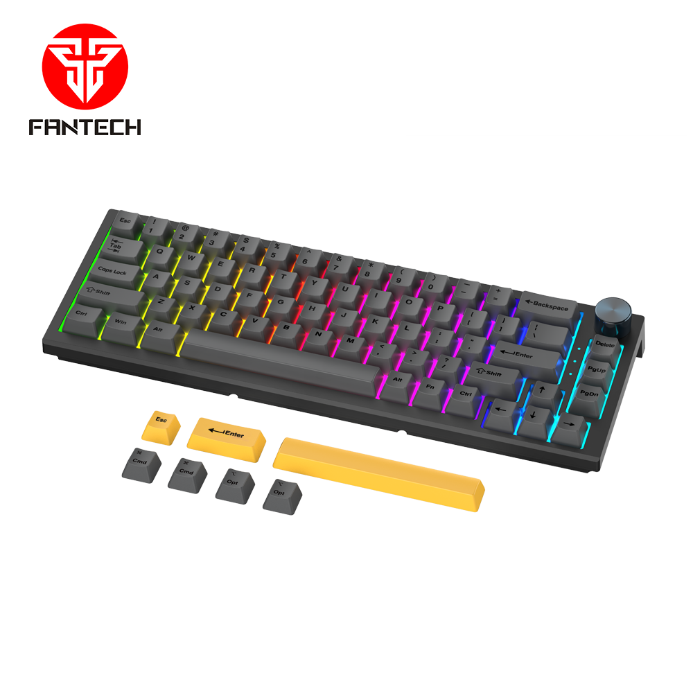 Mehanička tipkovnica Fantech MAXFIT67 MK858 Žuti switch - Slika 3