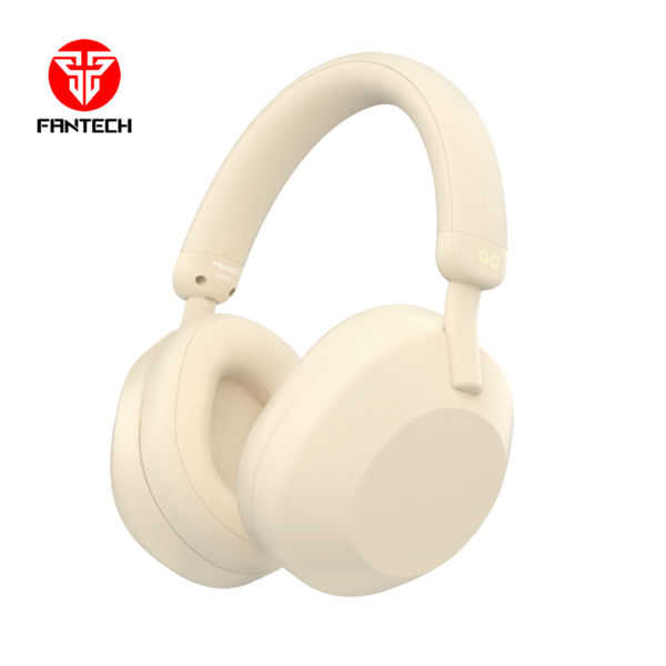Bluetooth Stereo Slušalice FANTECH BT5.3 3,5mm + Tip C Go Tune WH06 BEŽ