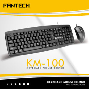 SET ŽIČNI MIŠ I TIPKOVNICA FANTECH KM-100