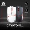 MIŠ GAMING BEŽIČNI FANTECH 10000 DPI CRYPTO WGC3 BIJELI