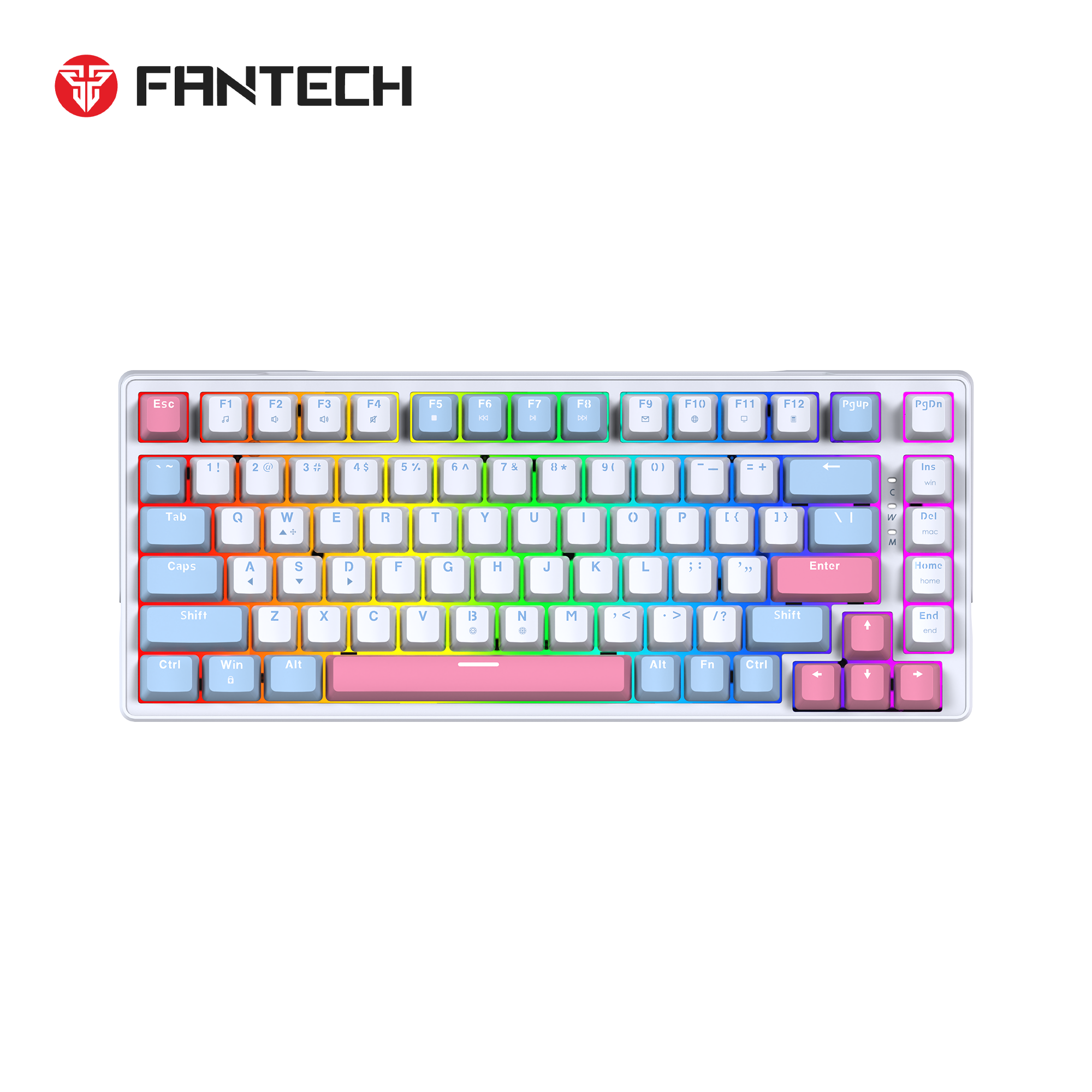 TIPKOVNICA GAMING ŽIČNA MEHANIČKA FANTECH ATOM X83 TARO SW. MK612 BIJELA