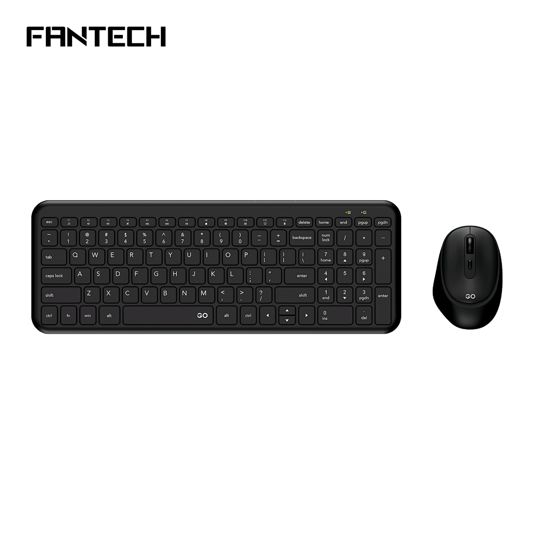 SET BEŽIČNI MIŠ I TIPKOVNICA FANTECH GO WK901 CRNA