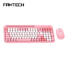 SET BEŽIČNI MIŠ I TIPKOVNICA FANTECH GO MOCHI 101 WK899 ROZA